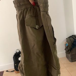 Army green cargo pants